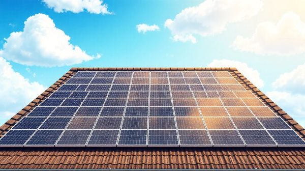 Calculer le coût des panneaux solaires pour 100m²