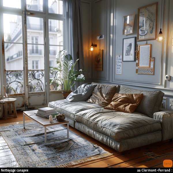 Nettoyage canapé à clermont-ferrand : guide ultime